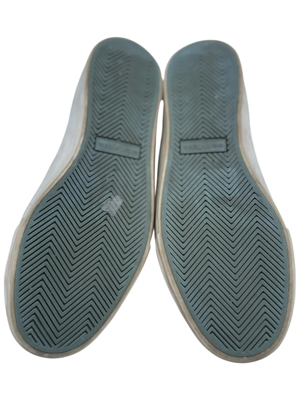 SEEVEES Slip-On Cowhide Sneakers Tan & White Size 8